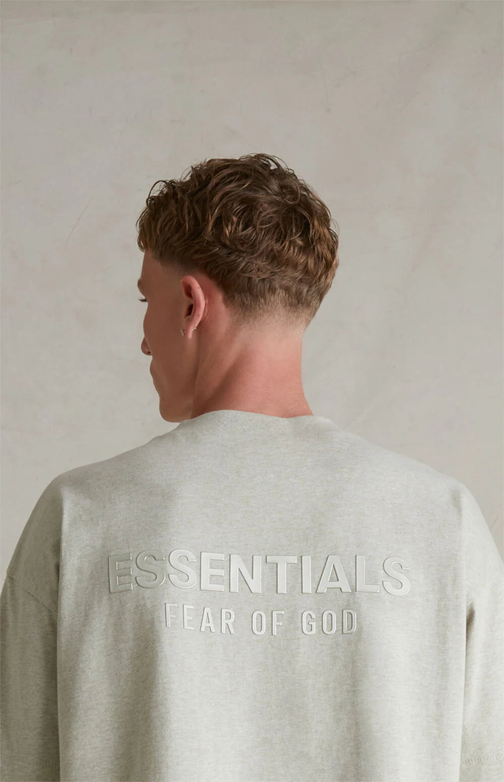 FEAR OF GOD ESSENTIALS "Heather Stone" T-Shirt 2025
