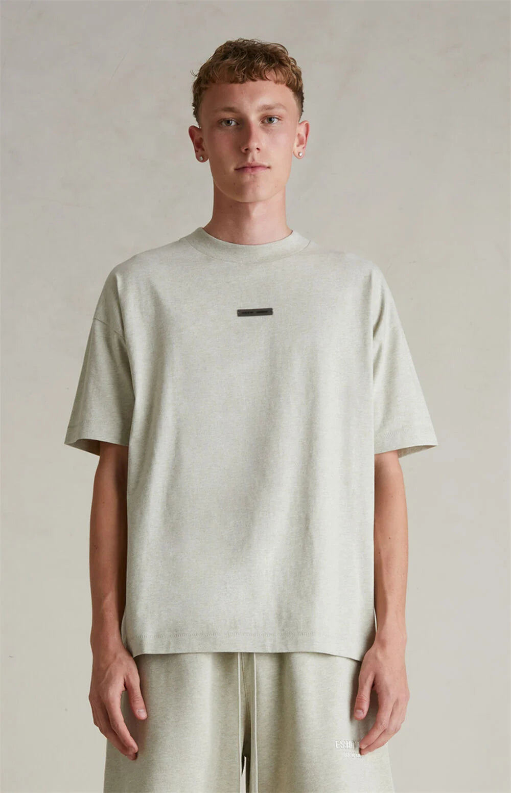 FEAR OF GOD ESSENTIALS "Heather Stone" T-Shirt 2025