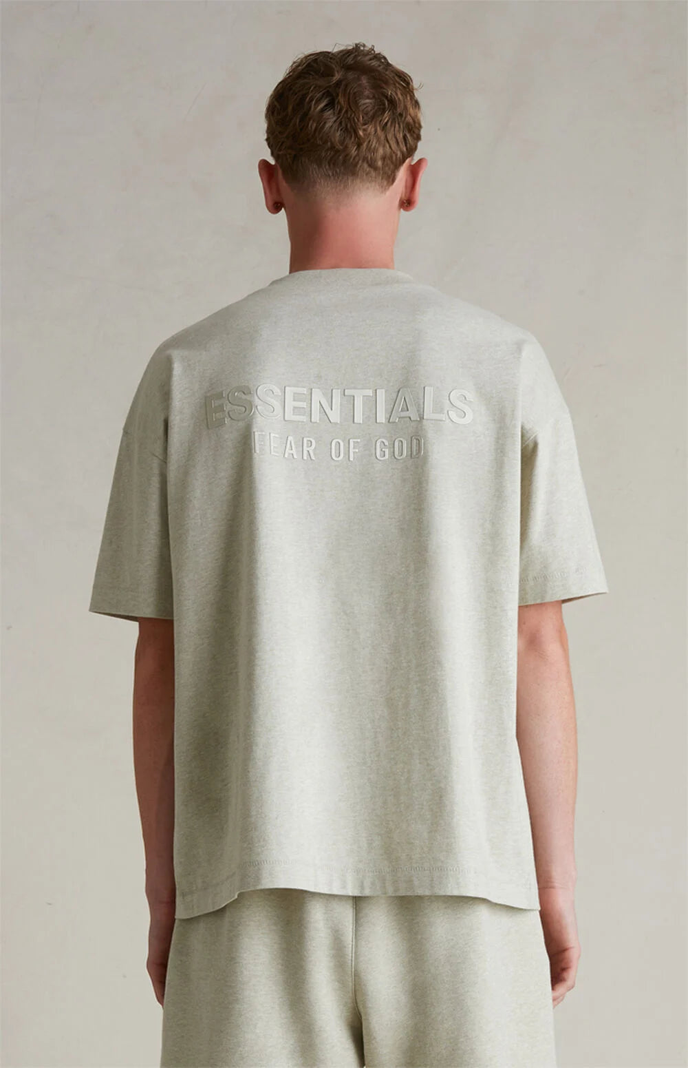 FEAR OF GOD ESSENTIALS "Heather Stone" T-Shirt 2025