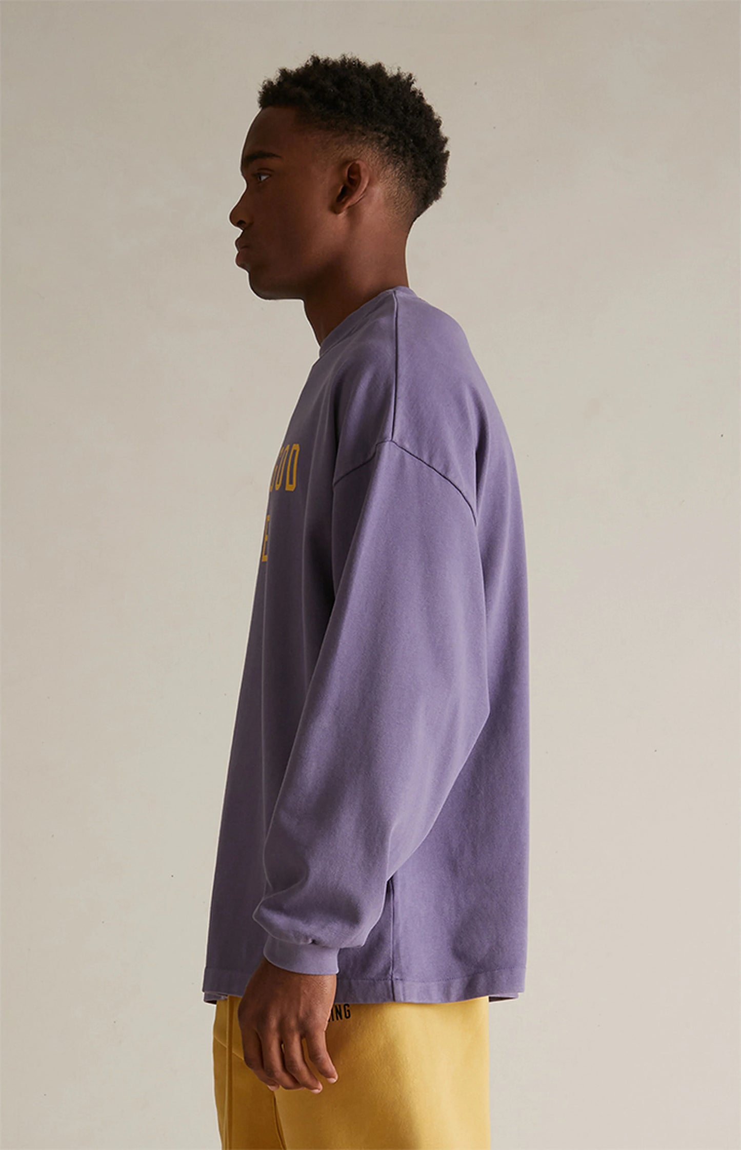 Fear of God ESSENTIALS Lavender Heavyweigth Long Sleeve T-Shirt