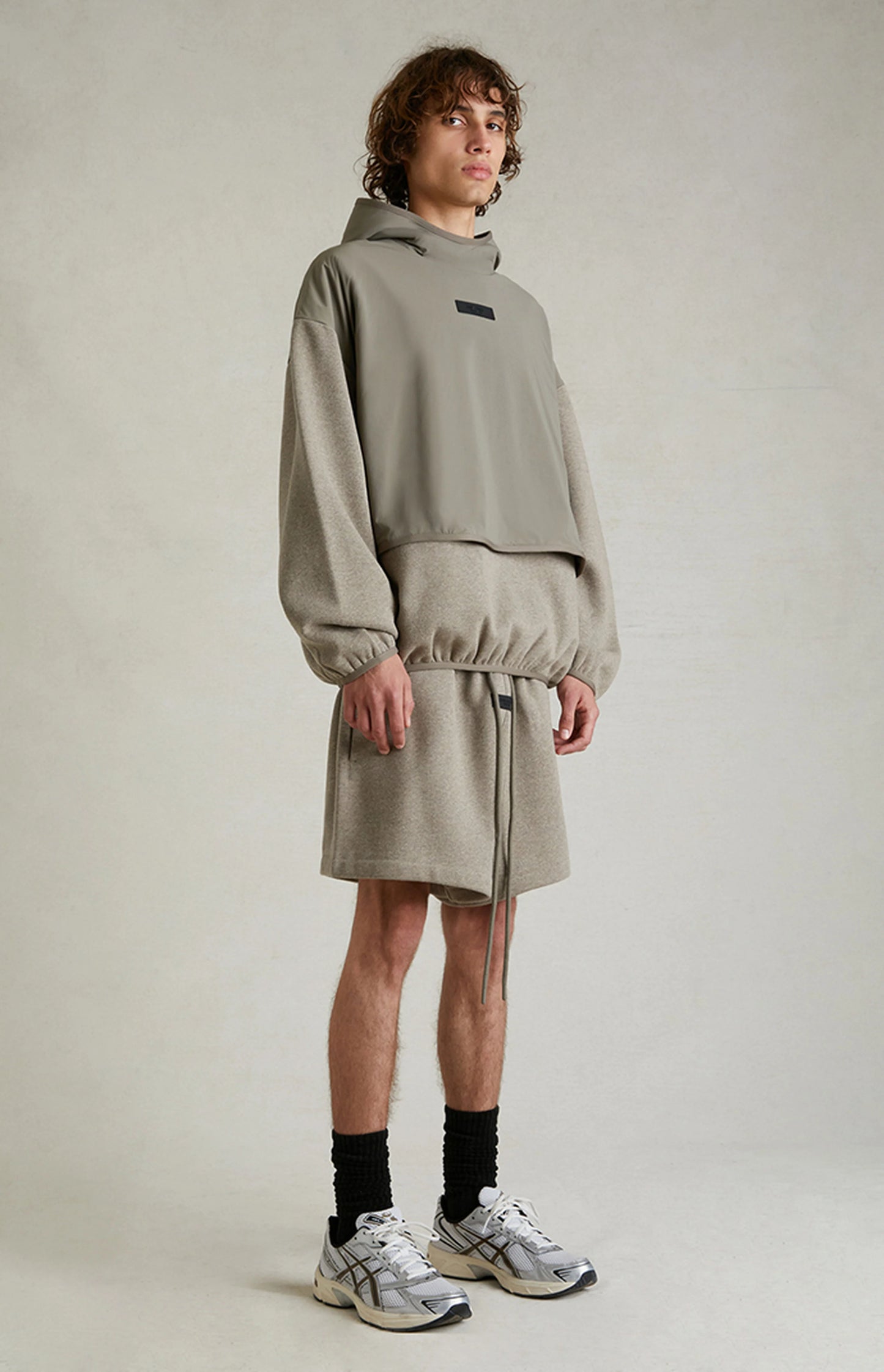 ESSENTIALS Fear Of God Heather Grey Sweat Shorts