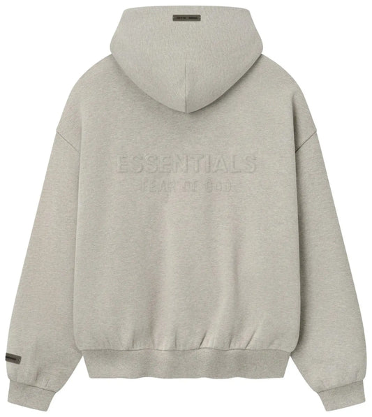 Fear of God Essentials Embossed Classic Fleece Zip-Up Hoodie