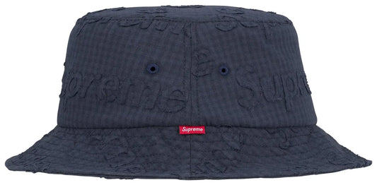 Supreme Monogram Gingham Crusher Navy