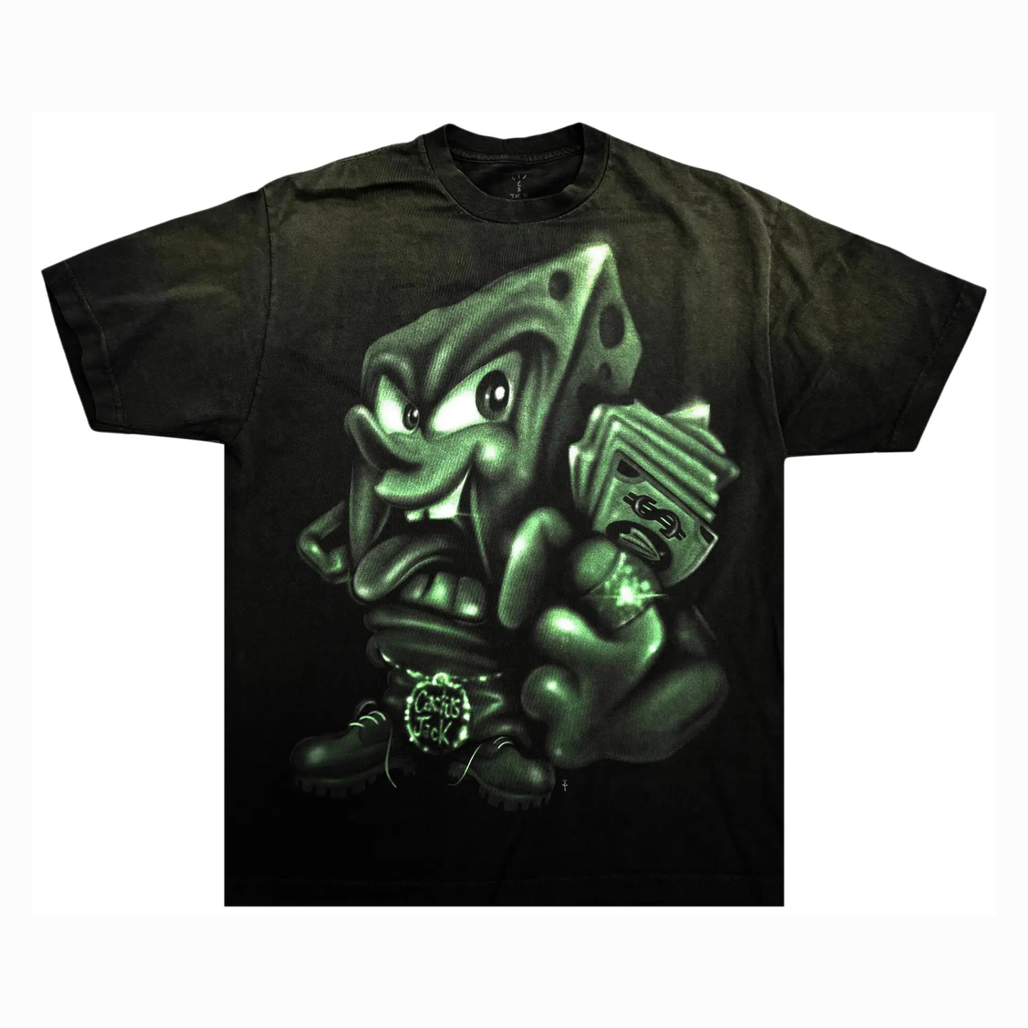 Cactus Jack by Travis Scott x Spongebob Mr Krabs Tee 'Black'