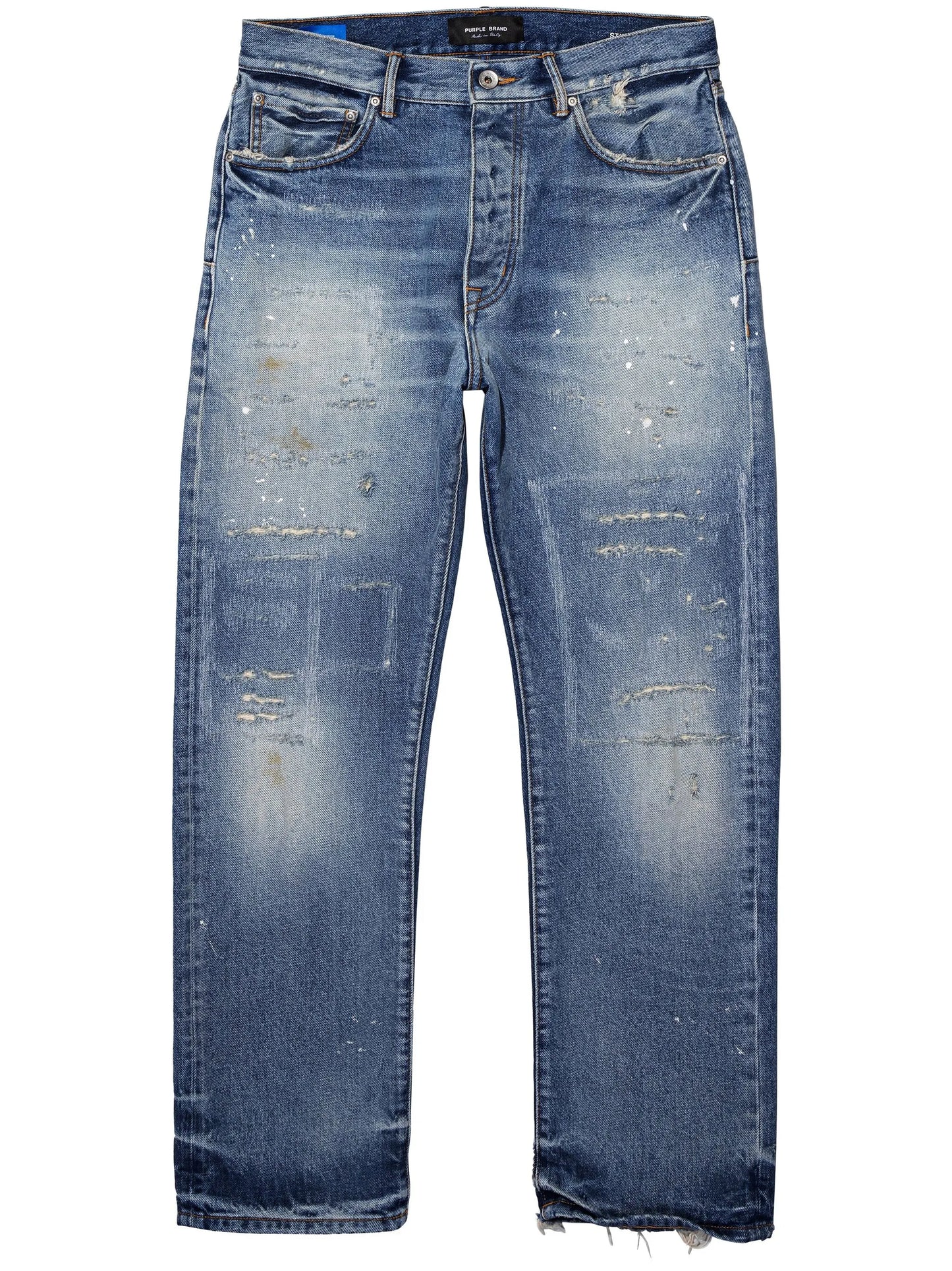 PURPLE BRAND Rigid Straight Leg Jeans
