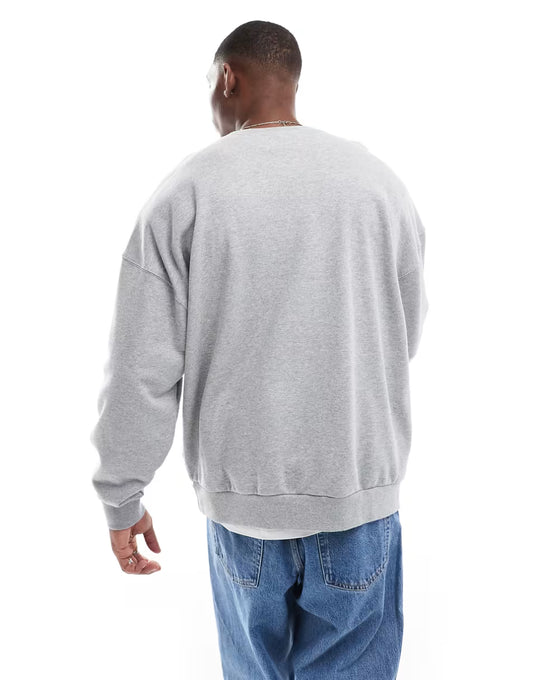 Nike Club Oversized Crewneck "In Grey"