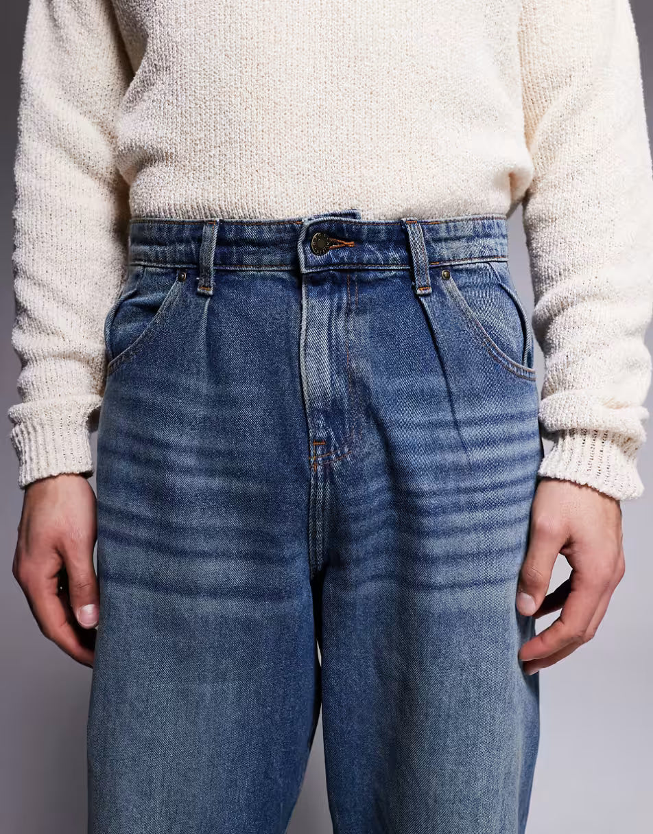 ASOS balloon fit jeans vintage tint