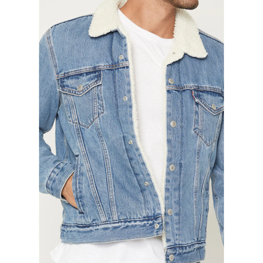 Levi's Men's Standard-Fit TYPE 3 SHERPA TRUCKER