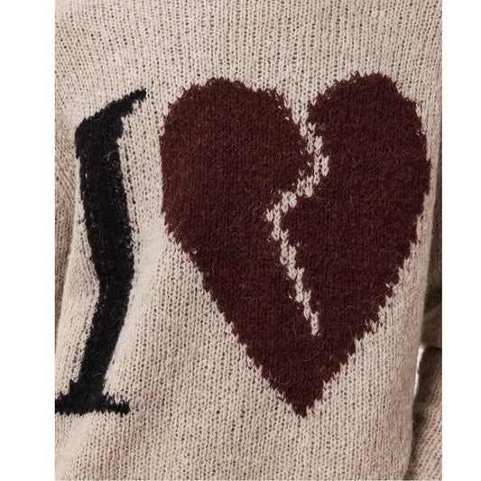 All Saints Swaeter Alpaca Wool "Lovers"