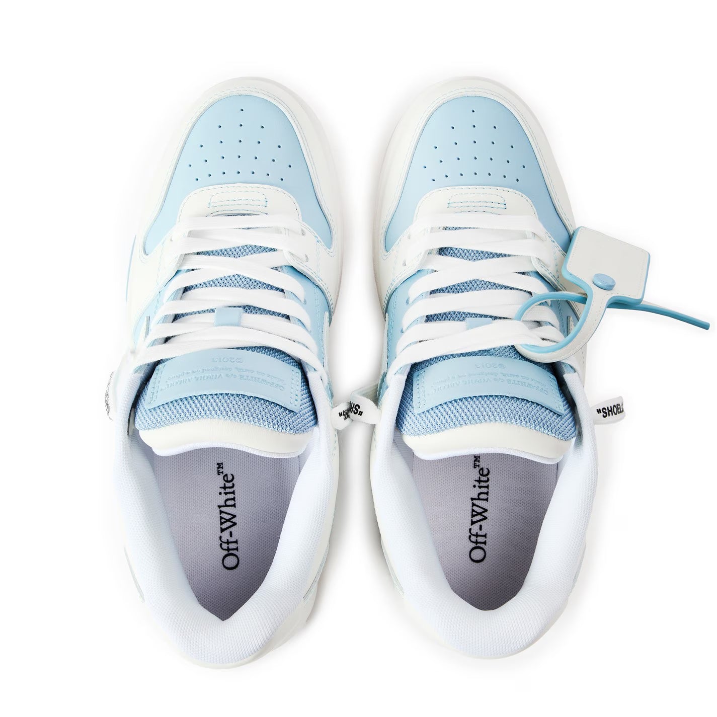 OFF-WHITE Out Of Office Sneaker Light Blue White