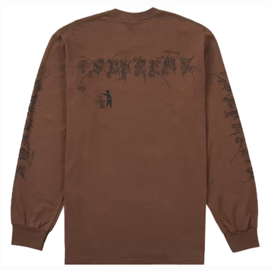 Supreme Wombat L/S Tee Brown