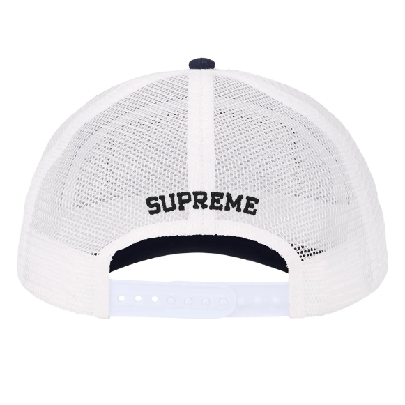 Supreme Western Embroidered Mesh Back 5-Panel Navy