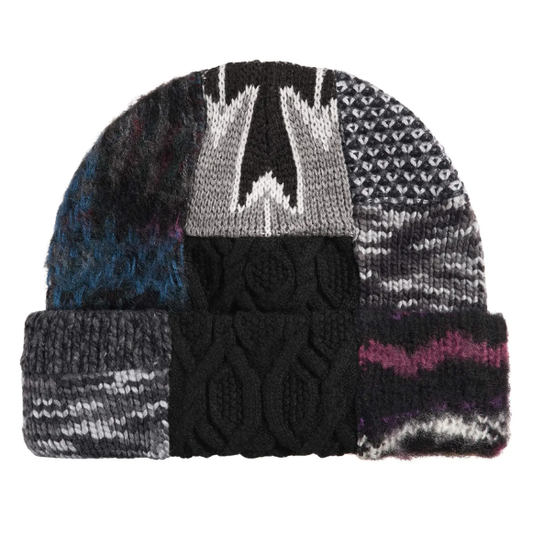 Supreme Patchwork Beanie 'Black'