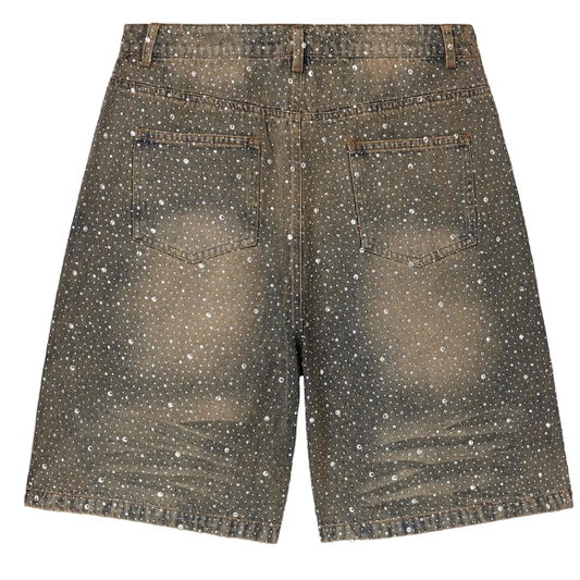 VALLEY DREAMS Rainstorm Jorts 'Mid Wash'