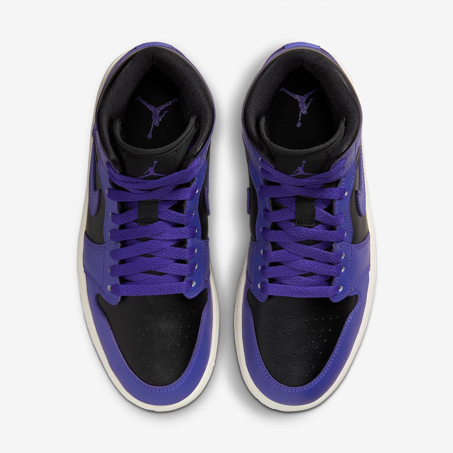 Jordan 1 Mid Purple Black