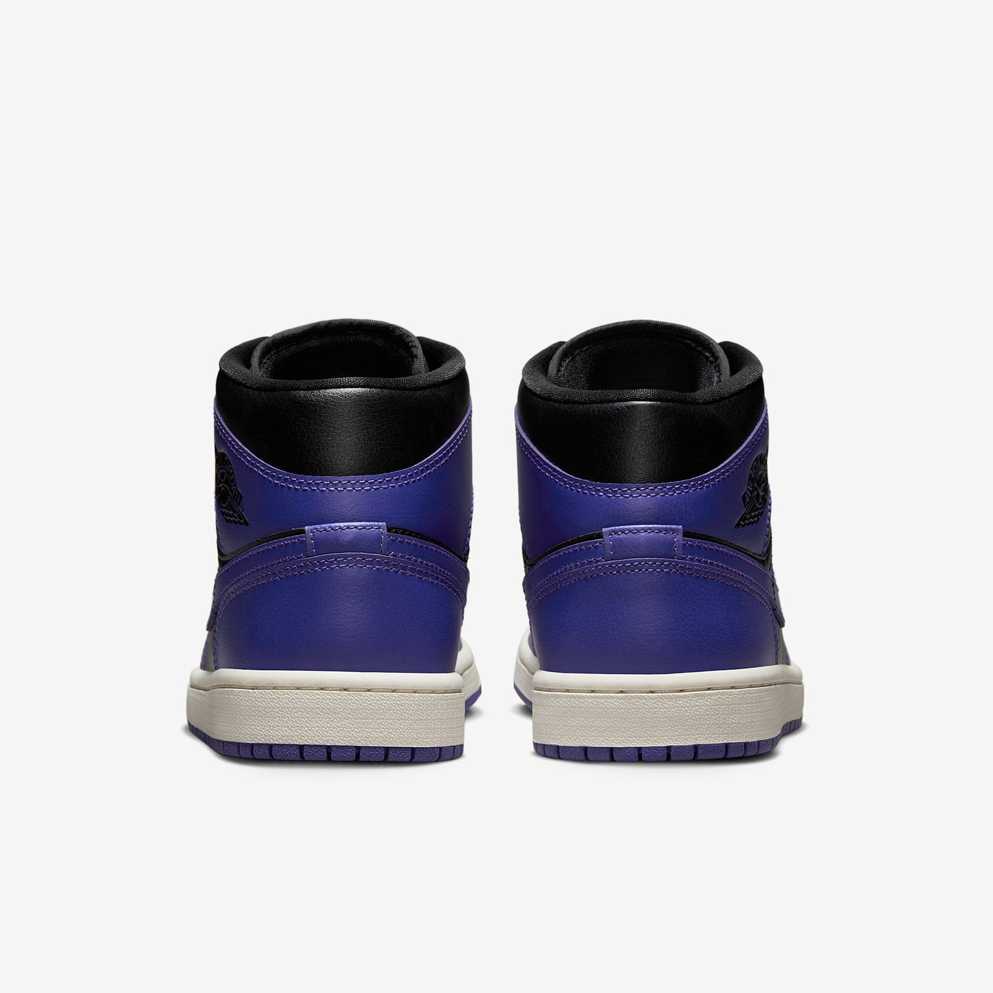 Jordan 1 Mid Purple Black