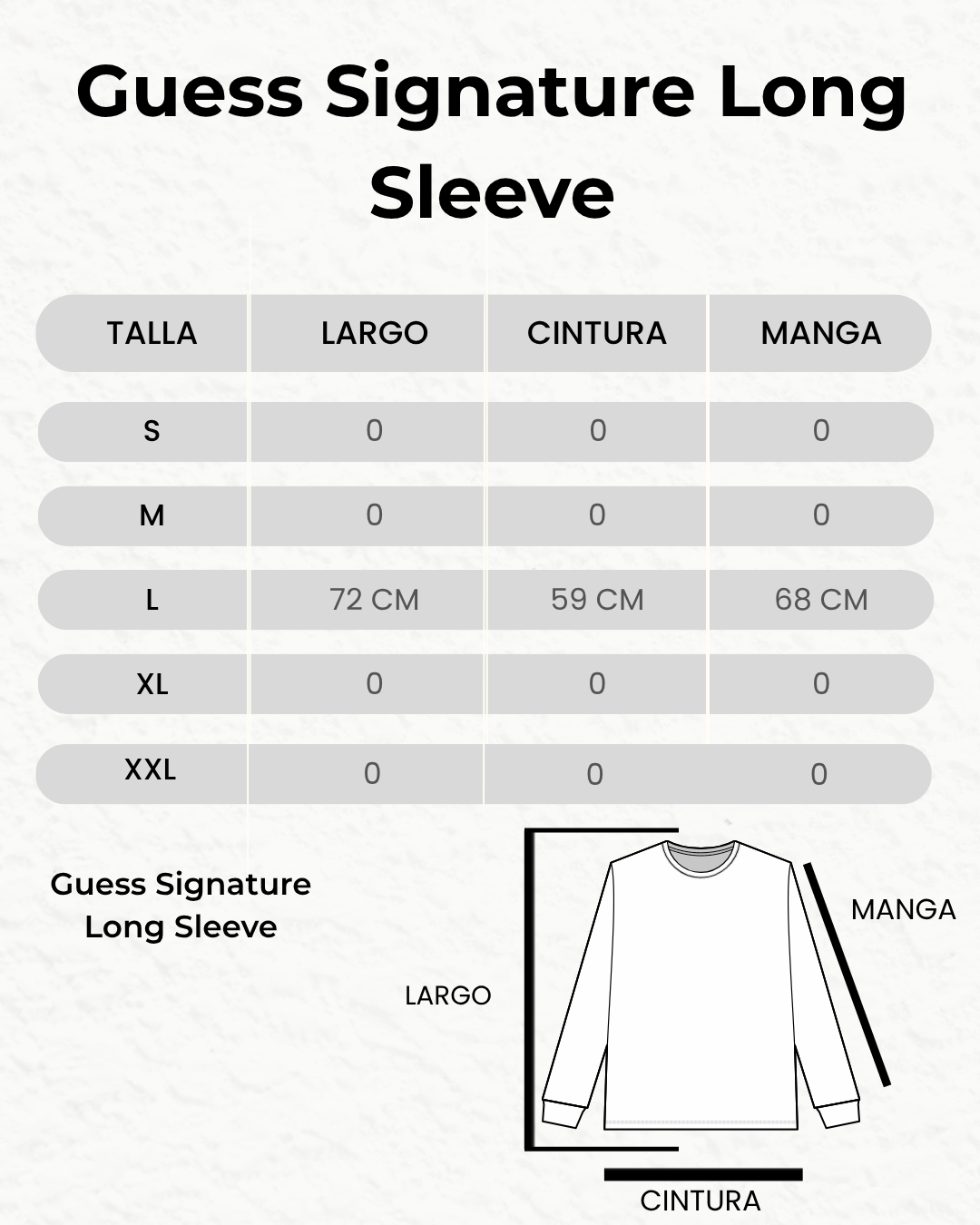Guess Signature Long Sleeve