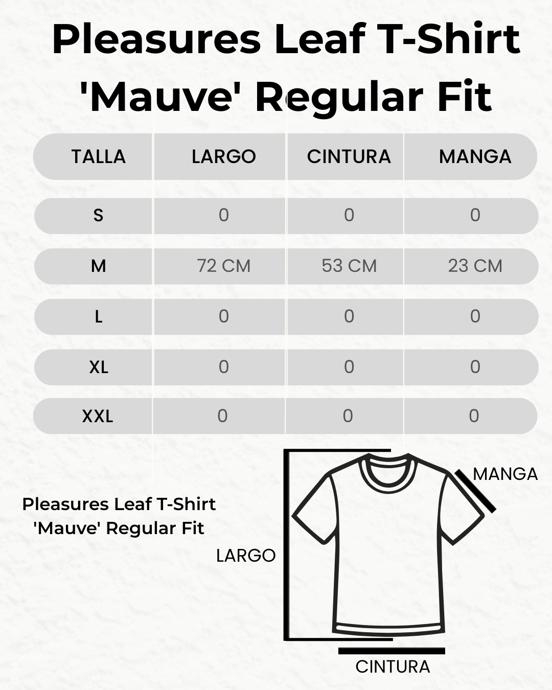 Pleasures Leaf T-Shirt 'Mauve'