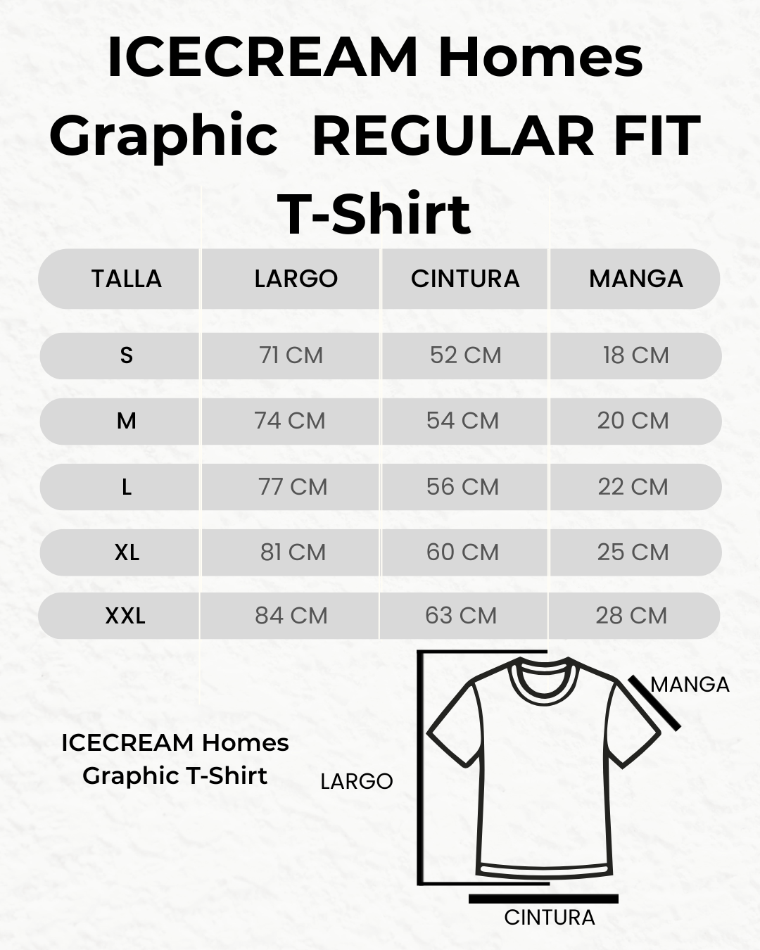 ICECREAM Homes Graphic T-Shirt