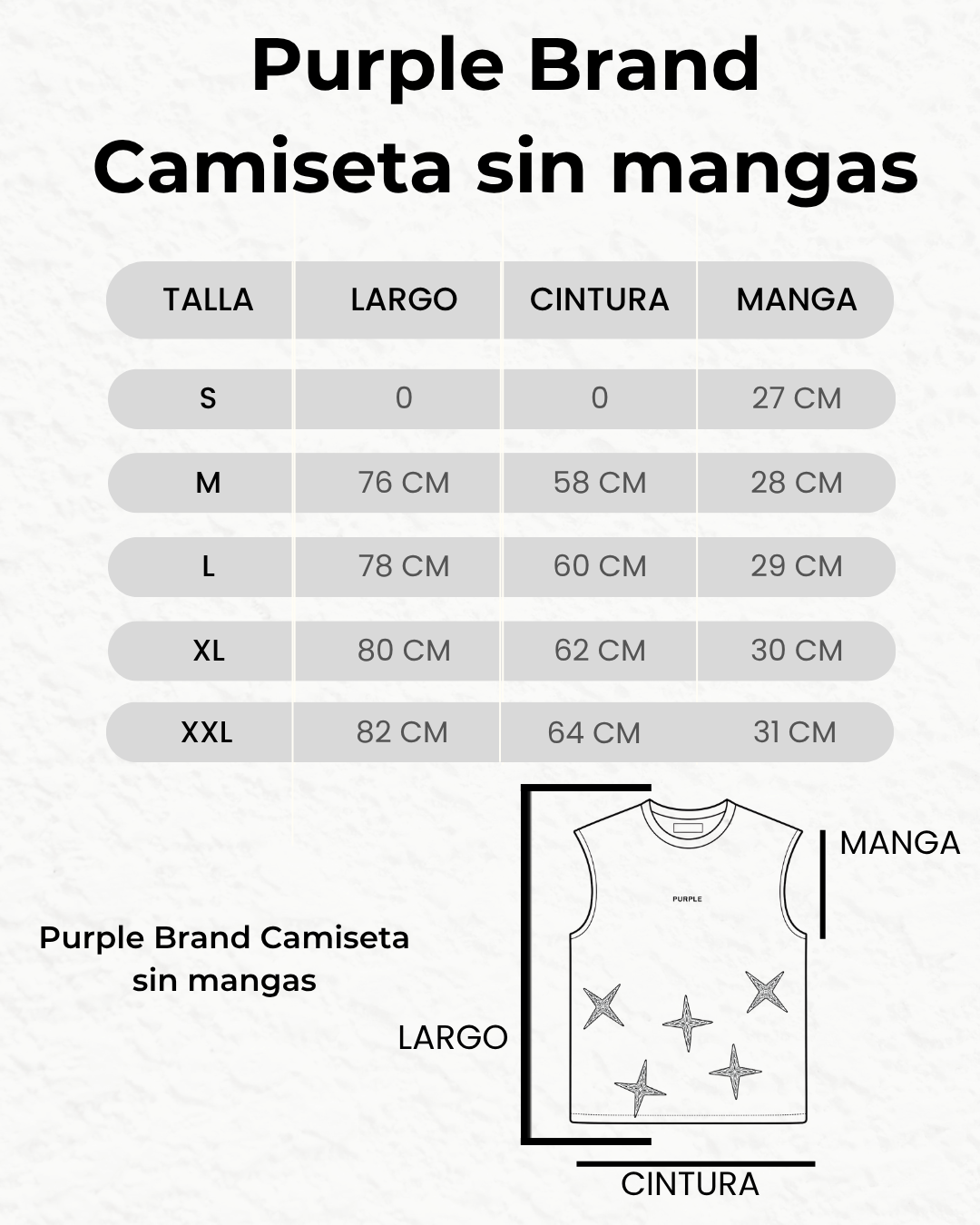 Purple Brand Camiseta sin mangas
