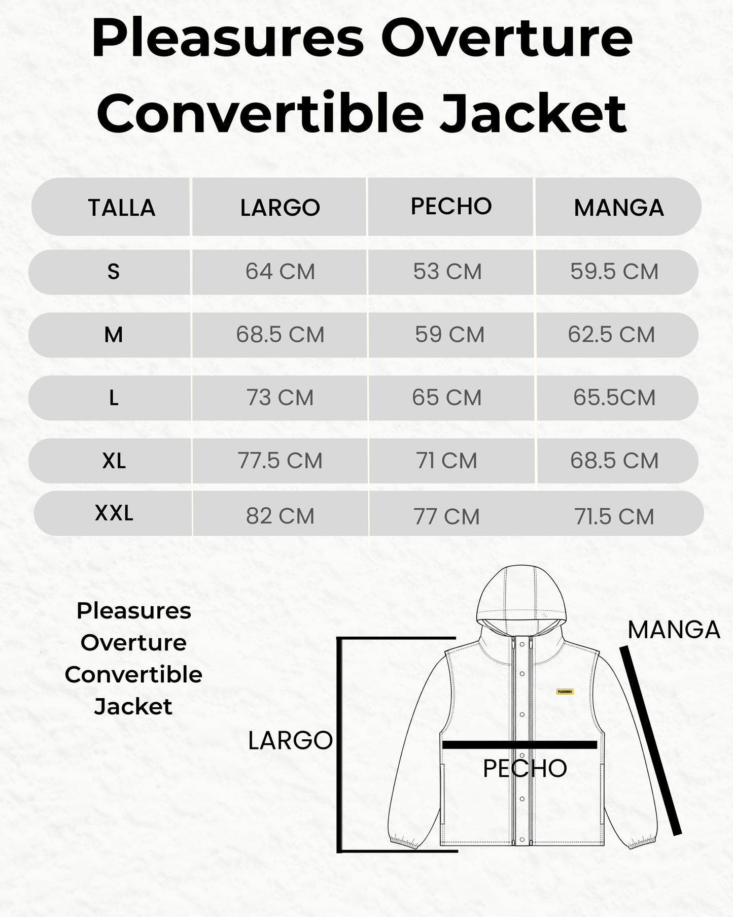 Pleasures Overture Convertible Jacket