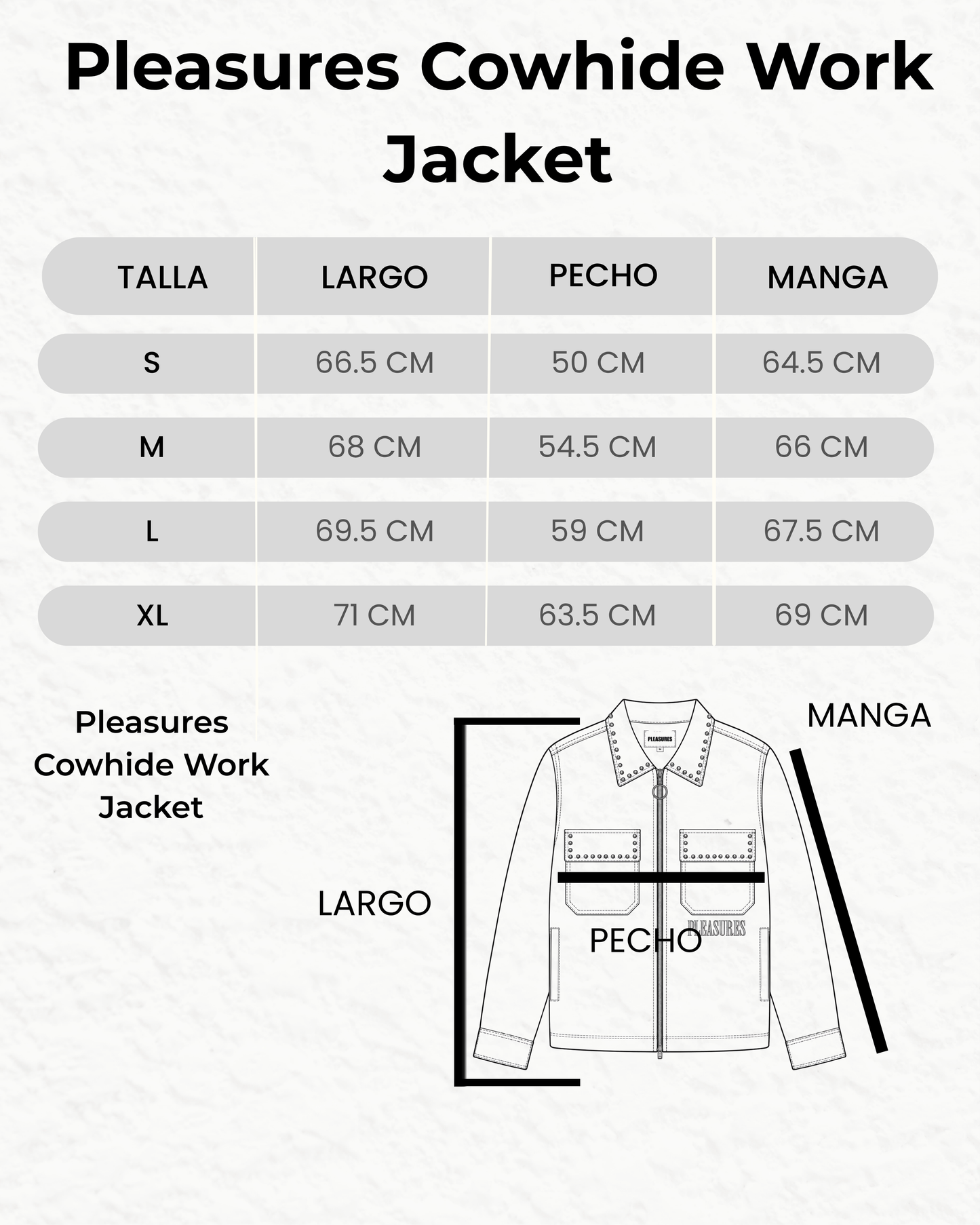 Pleasures Cowhide Work Jacket
