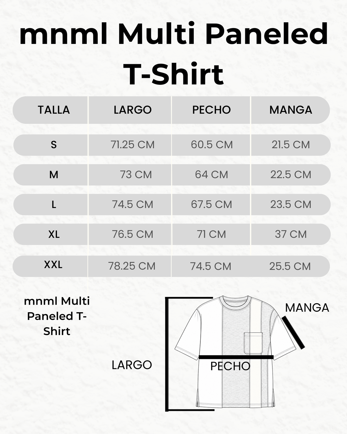 mnml Multi Paneled T-Shirt