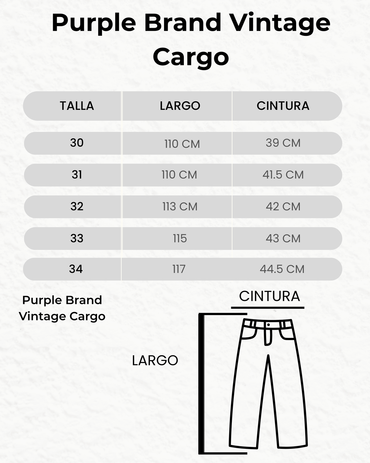 Purple Brand Vintage Cargo