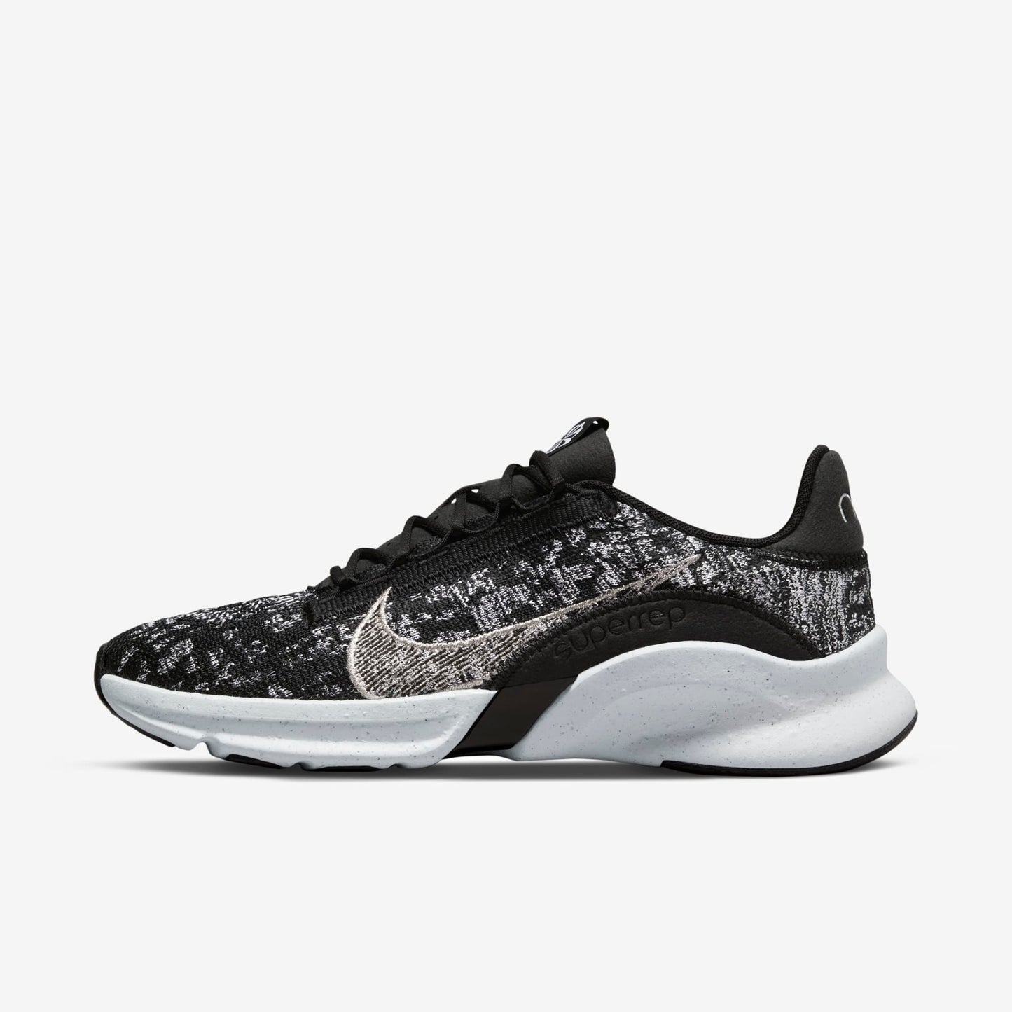 Nike SuperRep Go 3 Flyknit Metallic Silver