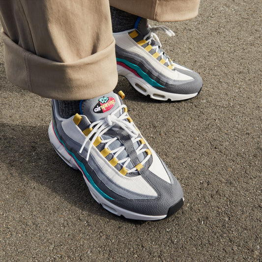 Nike Air Max 95 Air Sprung Grey Aqua Pink