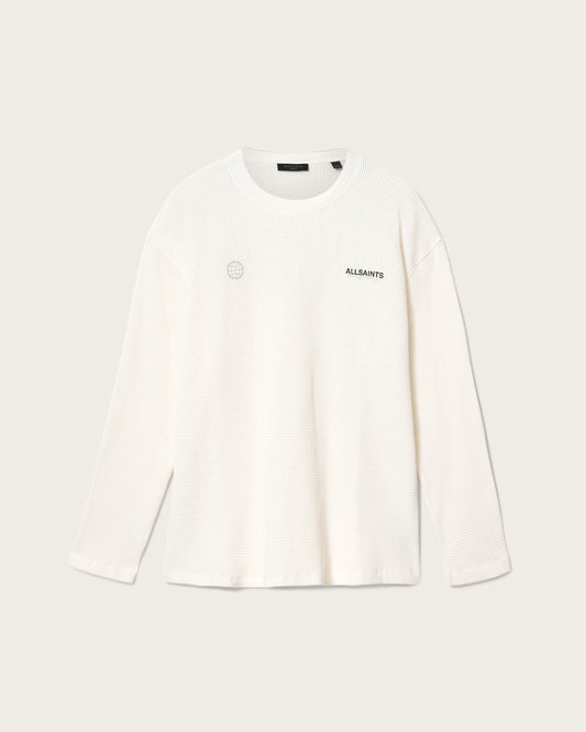 All Saints Emblem Oversized Long Sleeve T-Shirt