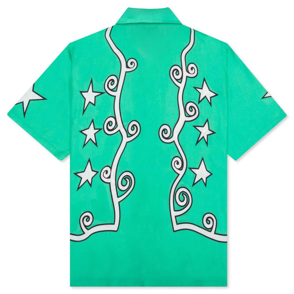 Pleasures Fury Button Down - Green Shirt
