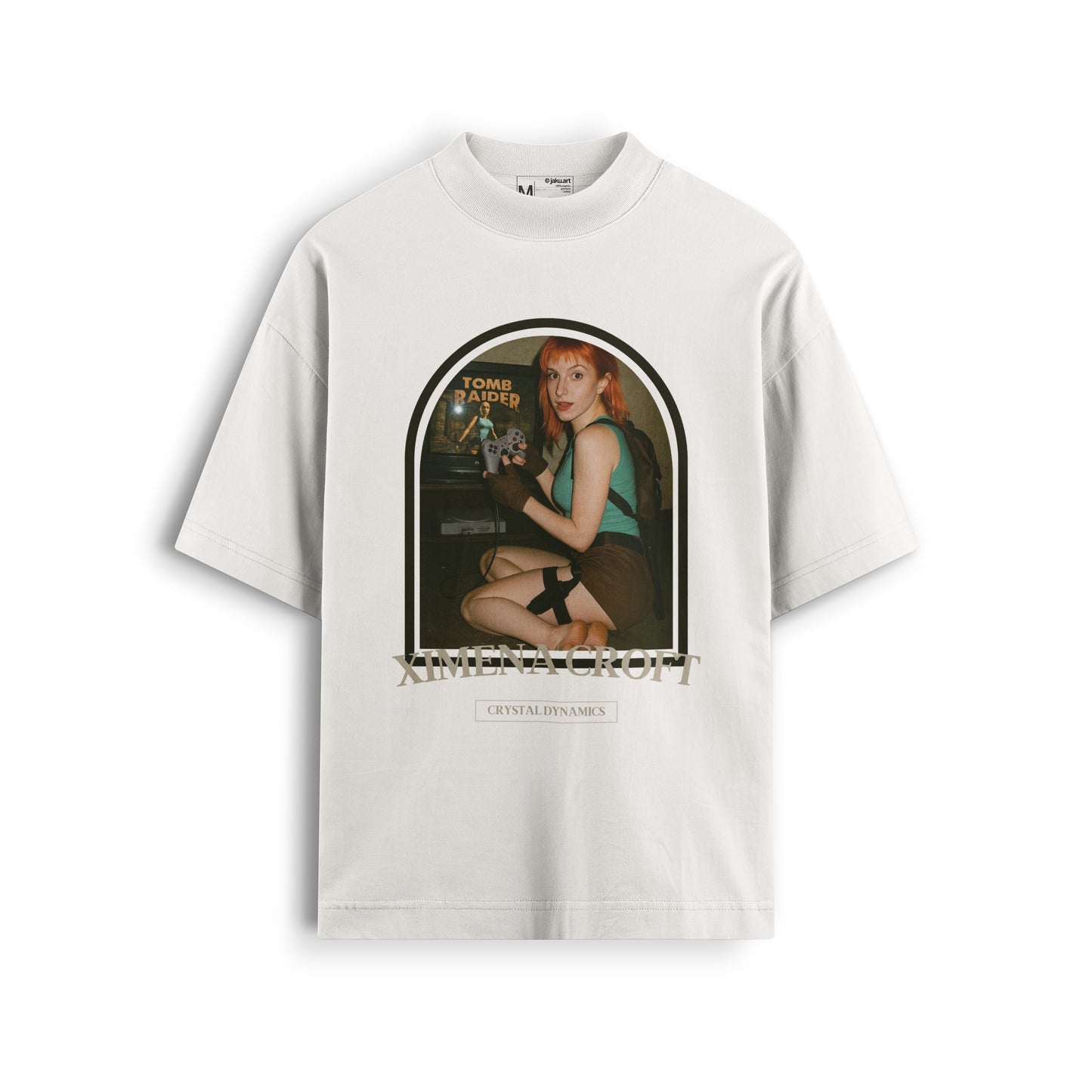 Polo personalizado "Tú como Tomb Raider jugando Tomb Raider"