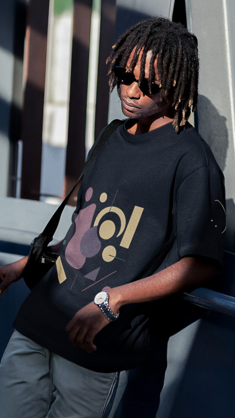 Poor Boss Oversized T-Shirt "Rose Panter"