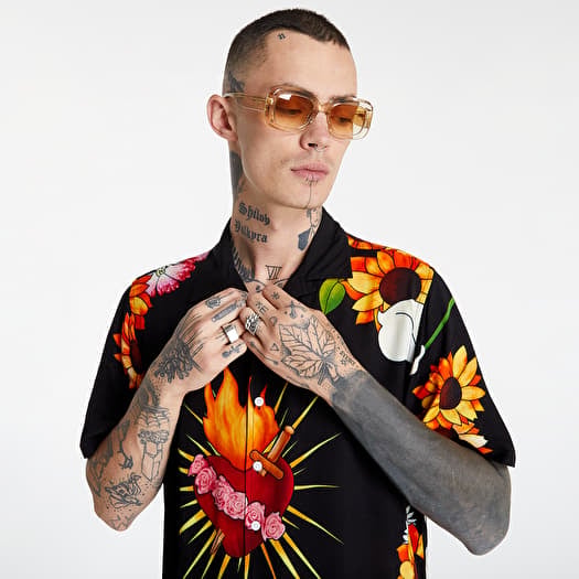 Pleasures Fire Heart - Black Shirt