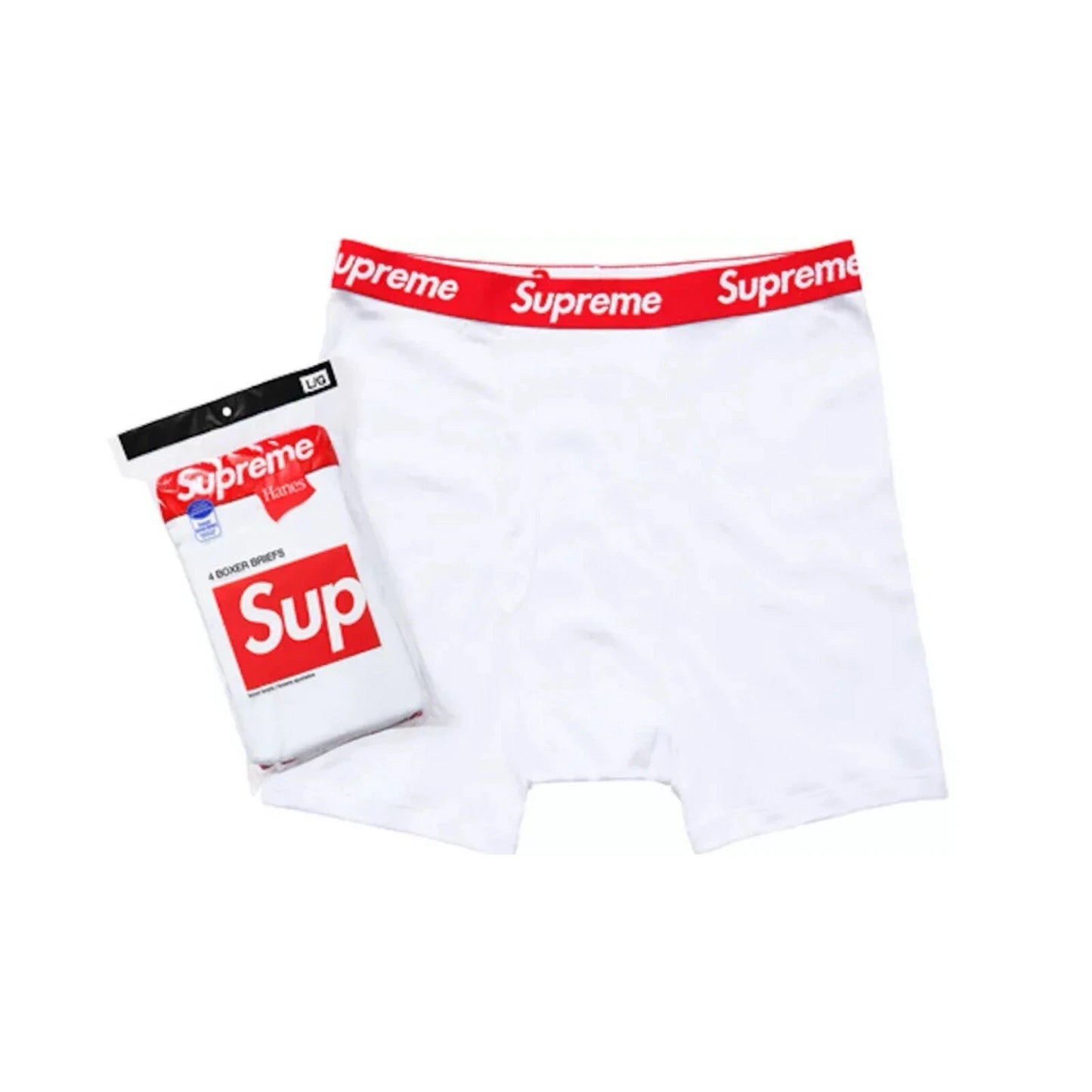 SUPREME Hanes® Boxer Briefs 4 Pack (4 Unidades)
