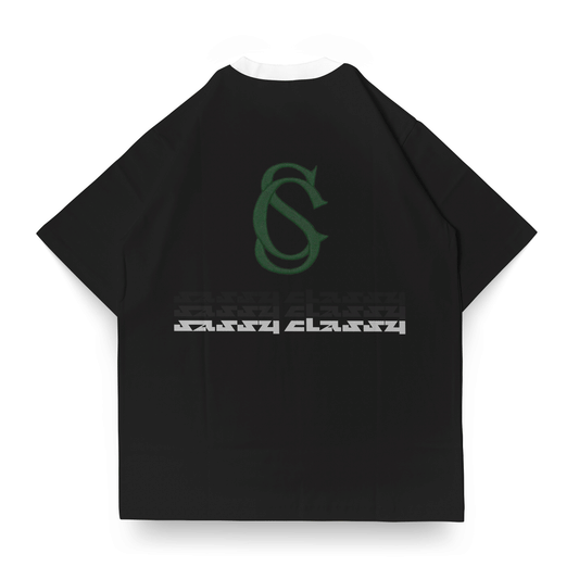 Sassy Classy DR01 black Oversized tee