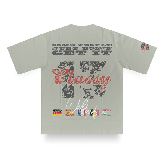 Sassy Classy DR02 Enhanced 13 Beige Heavyweight Boxy Fit Tee