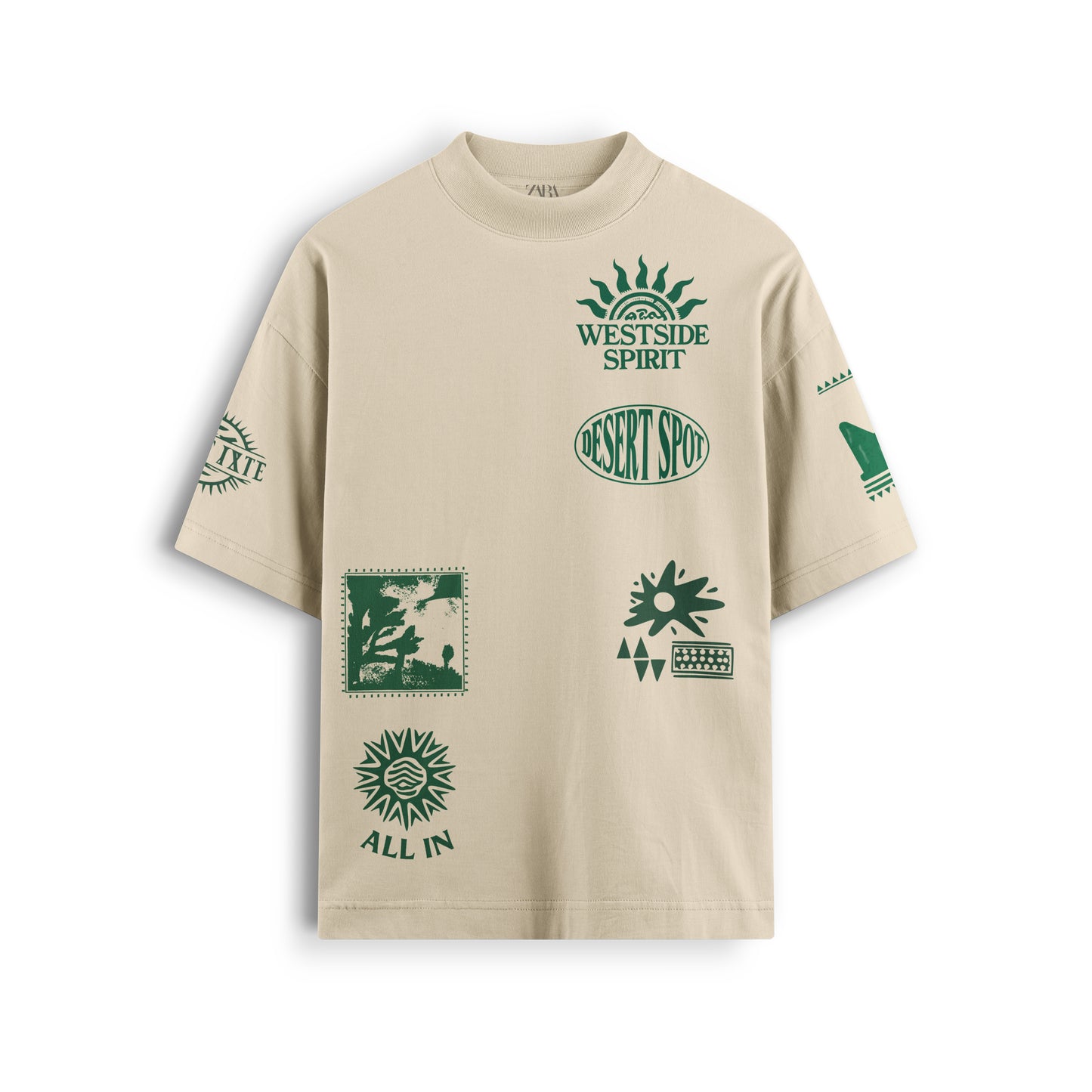 Wet Side Polo Oversized "Desert Spot"