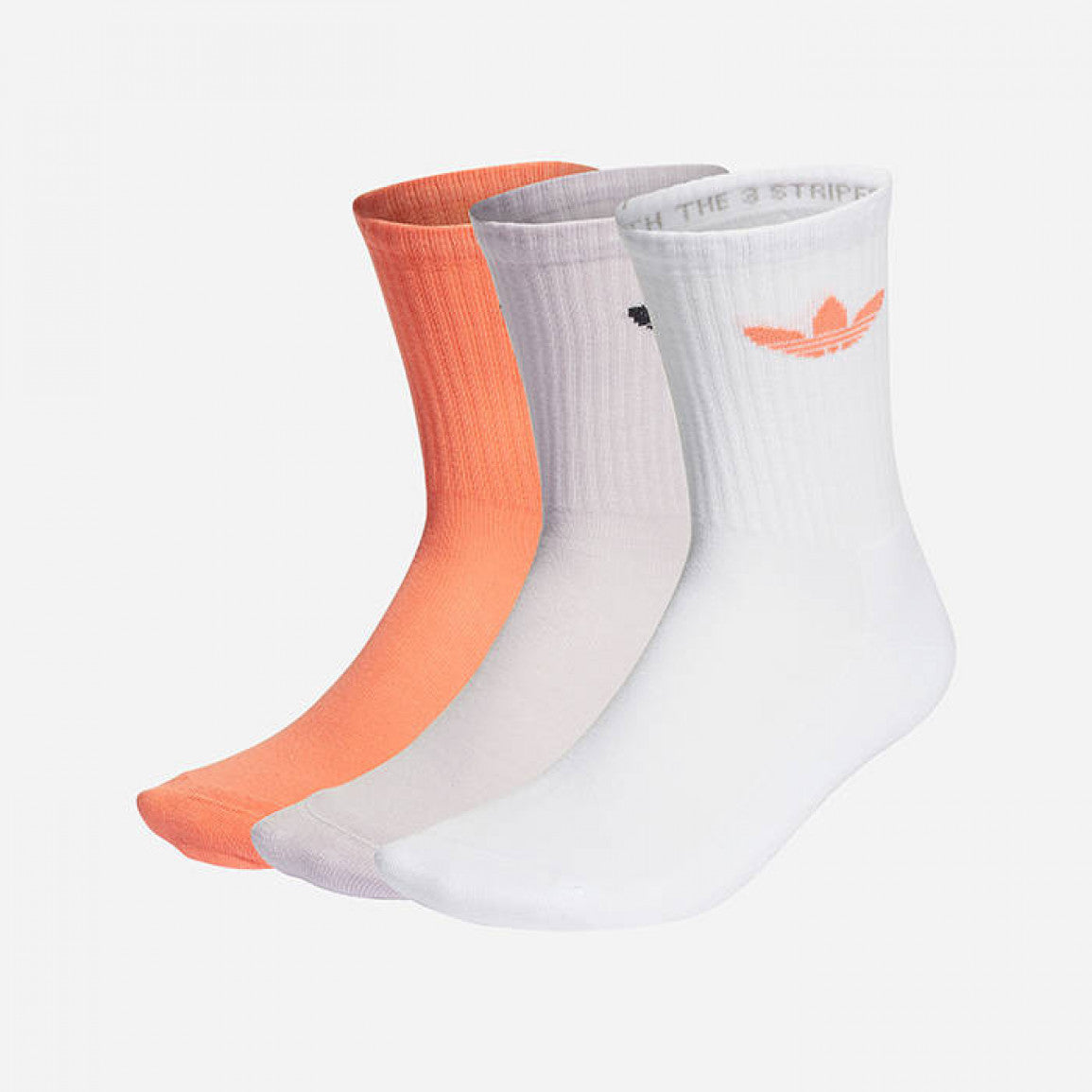 ADIDAS Mid Cut Chaussettes socks 3 PARES, medias