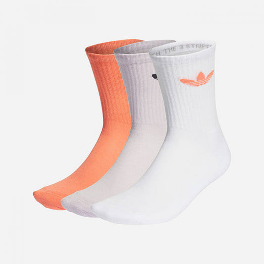 ADIDAS Mid Cut Chaussettes socks 3 PARES, medias