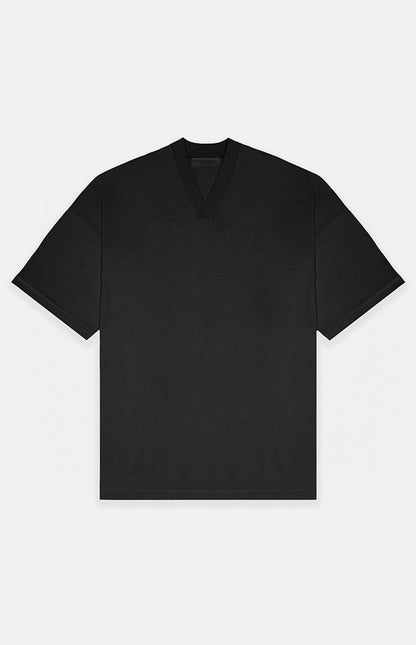 Fear of God ESSENTIALS Black V-Neck T-Shirt
