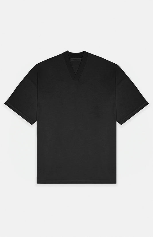 Fear of God ESSENTIALS Black V-Neck T-Shirt