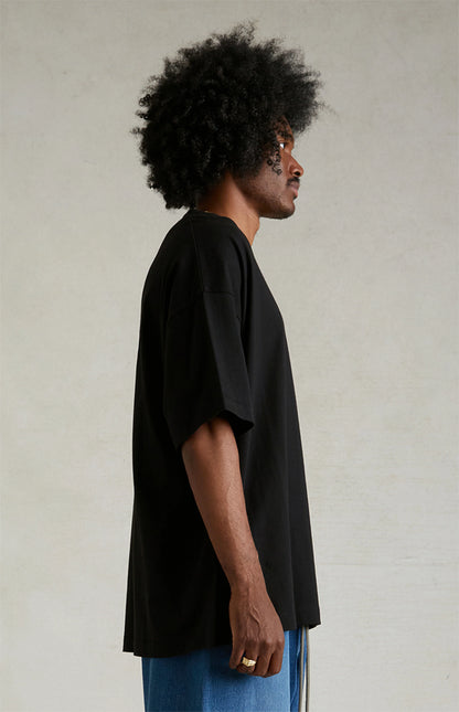 Fear of God ESSENTIALS Black V-Neck T-Shirt
