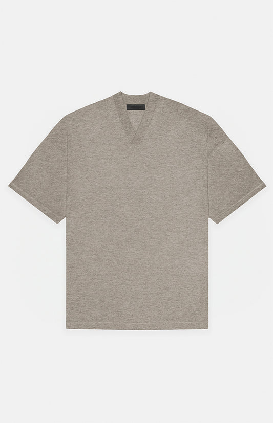 Fear of God ESSENTIALS Heather Grey V-Neck T-Shirt