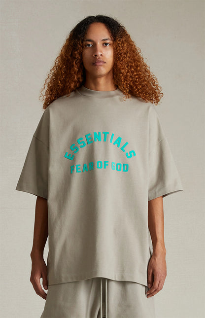 Fear of God ESSENTIALS Heavy Jersey Dark Heather Oatmeal