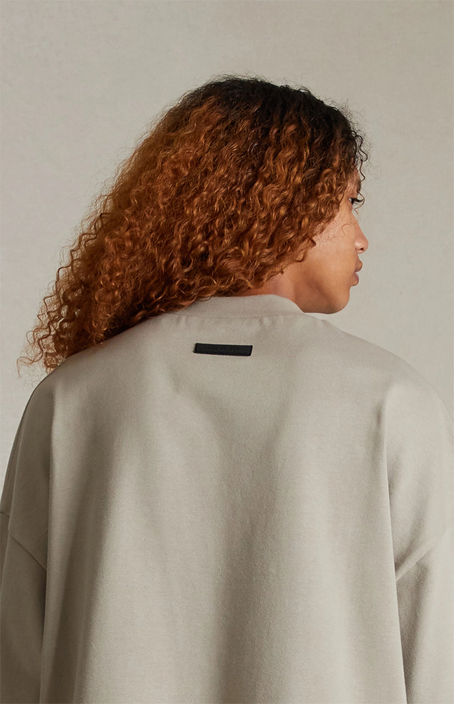 Fear of God ESSENTIALS Heavy Jersey Dark Heather Oatmeal