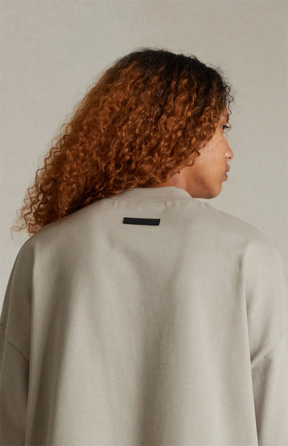 Fear of God ESSENTIALS Heavy Jersey Dark Heather Oatmeal