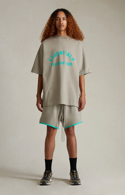 Fear of God ESSENTIALS Heavy Jersey Dark Heather Oatmeal
