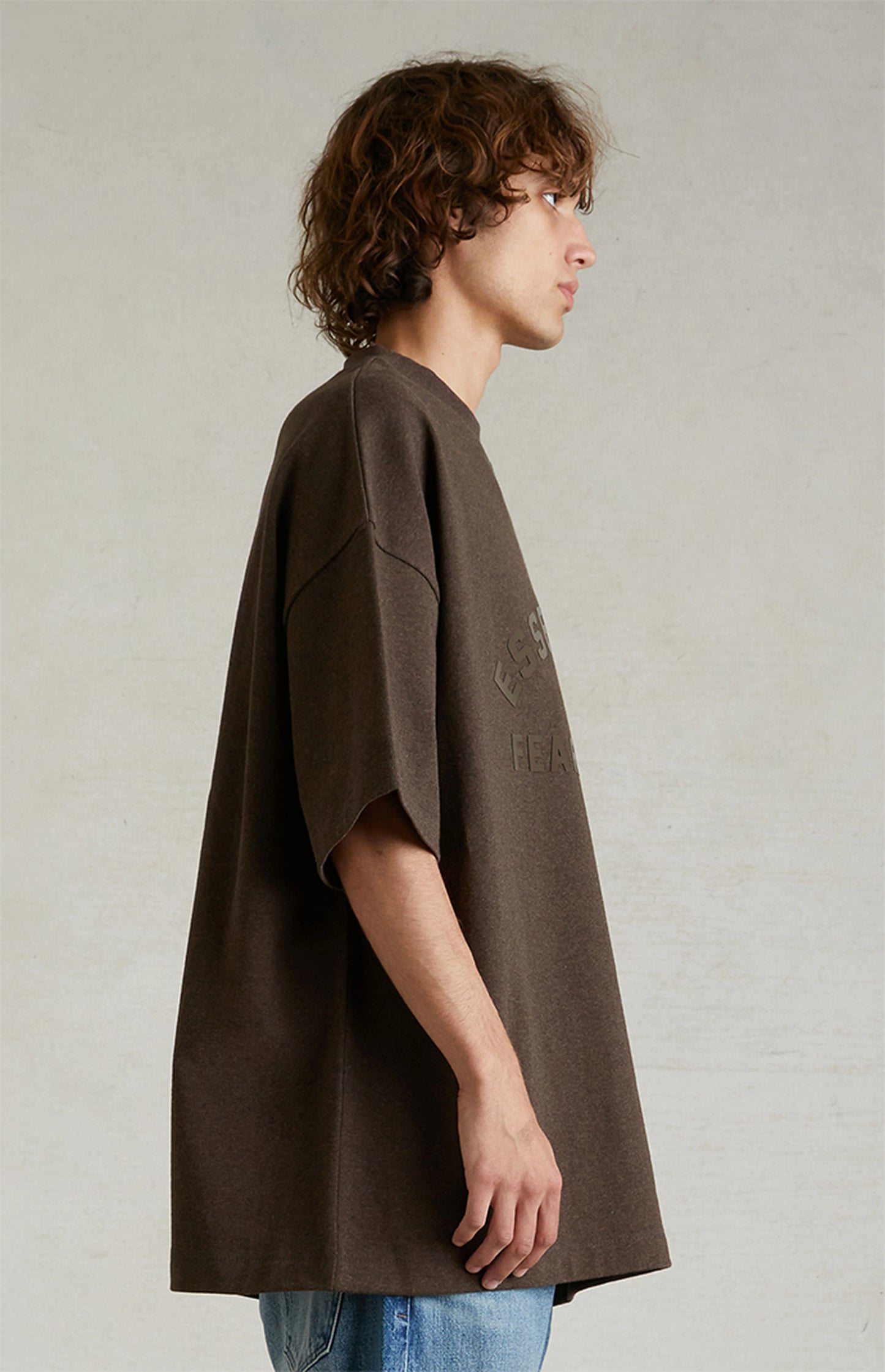 Fear of God ESSENTIALS Heavy S/S Tee - Heather Wood